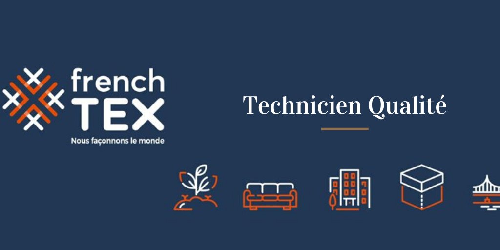FrenchTexOff's tweet photo. [Un jour une #offredemploi : Technicien Qualité] 

💼 Chemica 
📍 Saint-Etienne, Auvergne-Rhône-Alpes #Emploi #Recrutement #Textile #Sport #Déco #Chemica #Flexdev #Marquage https://t.co/s5HSELjigy https://t.co/raD6aRdHnj