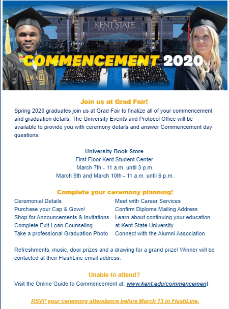 Attention spring graduates: