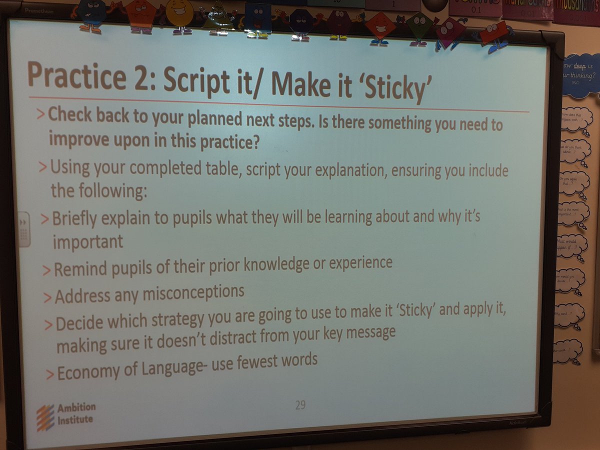 SeanHarris_NE's tweet photo. Movingo onto habit making and practice making ways to make our explanations 'sticky'for learners @TrThorntree really impressed by the way the teachers throw themselves into this learning! #TeacherEducation #Exposition #Instruction @extoltrust @MbroCouncil #KeepGettingBetterBoro https://t.co/ObK3eJubTW
