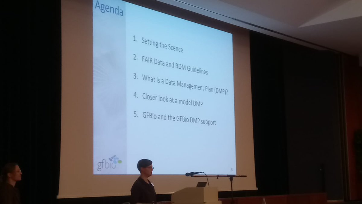 GFBio_eV's tweet photo. Today the #GFBioRoadshow stopped @Exploratories assembly, Wernigerode, with an info desk and the talk "Make data FAIR - DMPs as a useful tool"
#FAIRdata #DataLifeCycle #GFBioDMPT https://t.co/bOUvfDtc1d