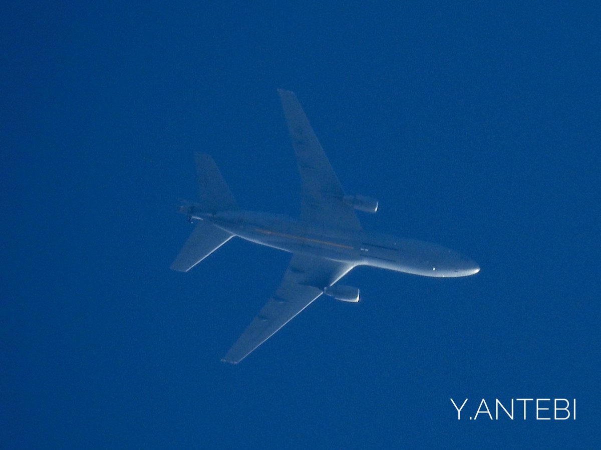 ace_pio's tweet photo. #BLUE15, #KC10Extender 79-1947 transiting alone at FL340 #avgeek #usairforce #airforce #KC10 #milair #militaryaircraft #tanker https://t.co/fSQzmogKrx