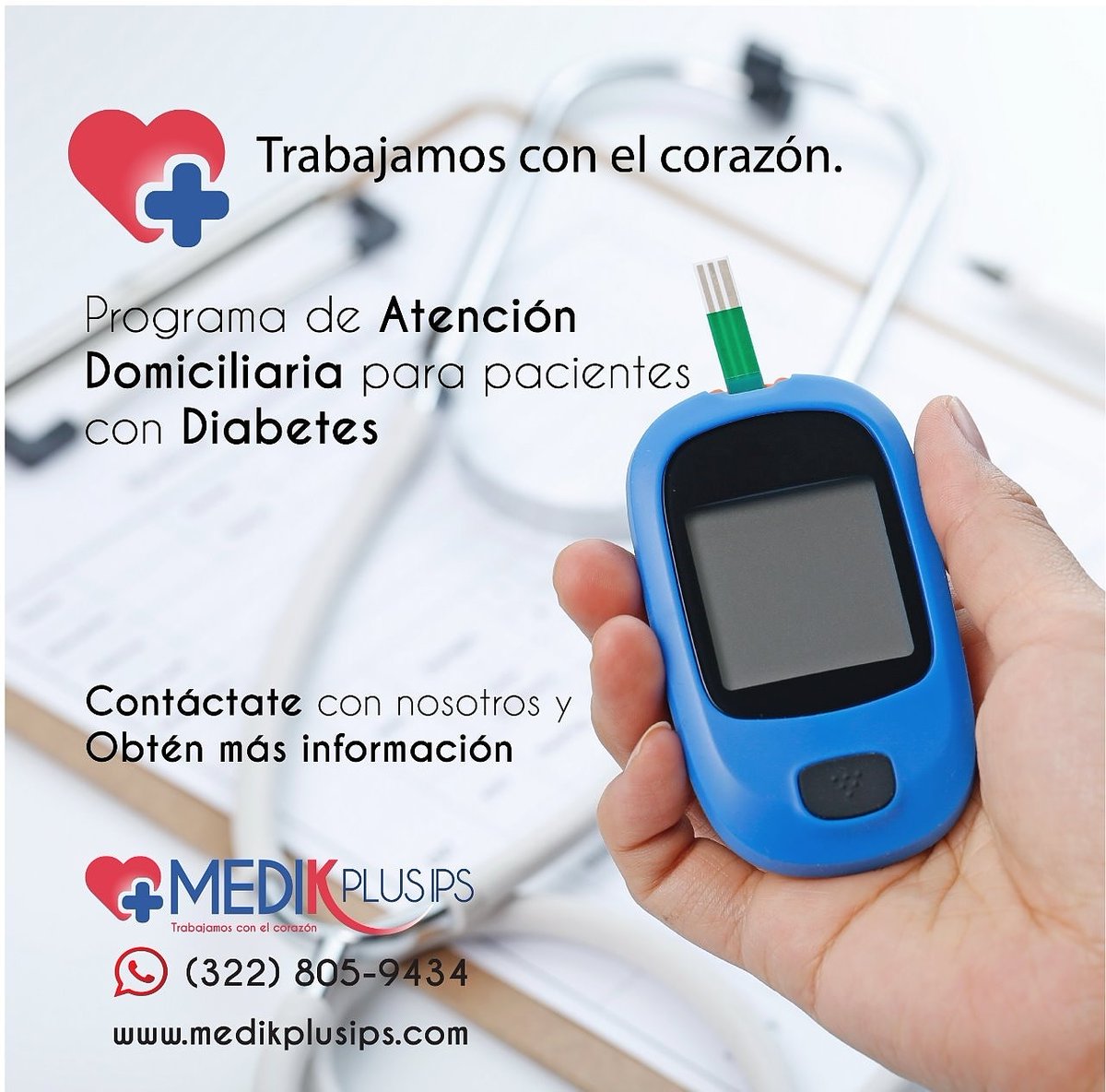 MedikPlus's tweet photo. Consulta sobre nuestro Programa de Atención para Pacientes con Diabetes https://t.co/JMRJ1XPdUY