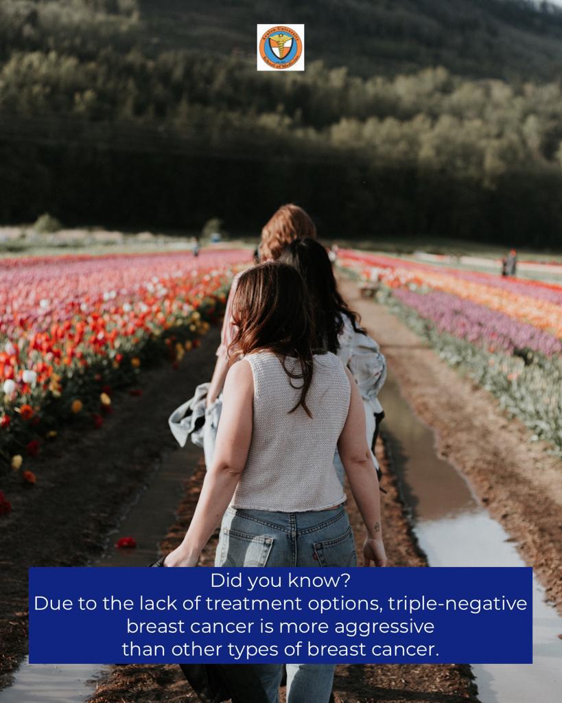 AvalonCuracao's tweet photo. Did you know? 
Due to the lack of treatment options, triple-negative breast cancer is more aggressive than other types of breast cancer. For more information, see the link: https://t.co/Tp01NFjObY
#avalonuniversity #healthylifestyle #wednesdaywisdom  #health #healthcare #cancer https://t.co/4xCu5DPhnD