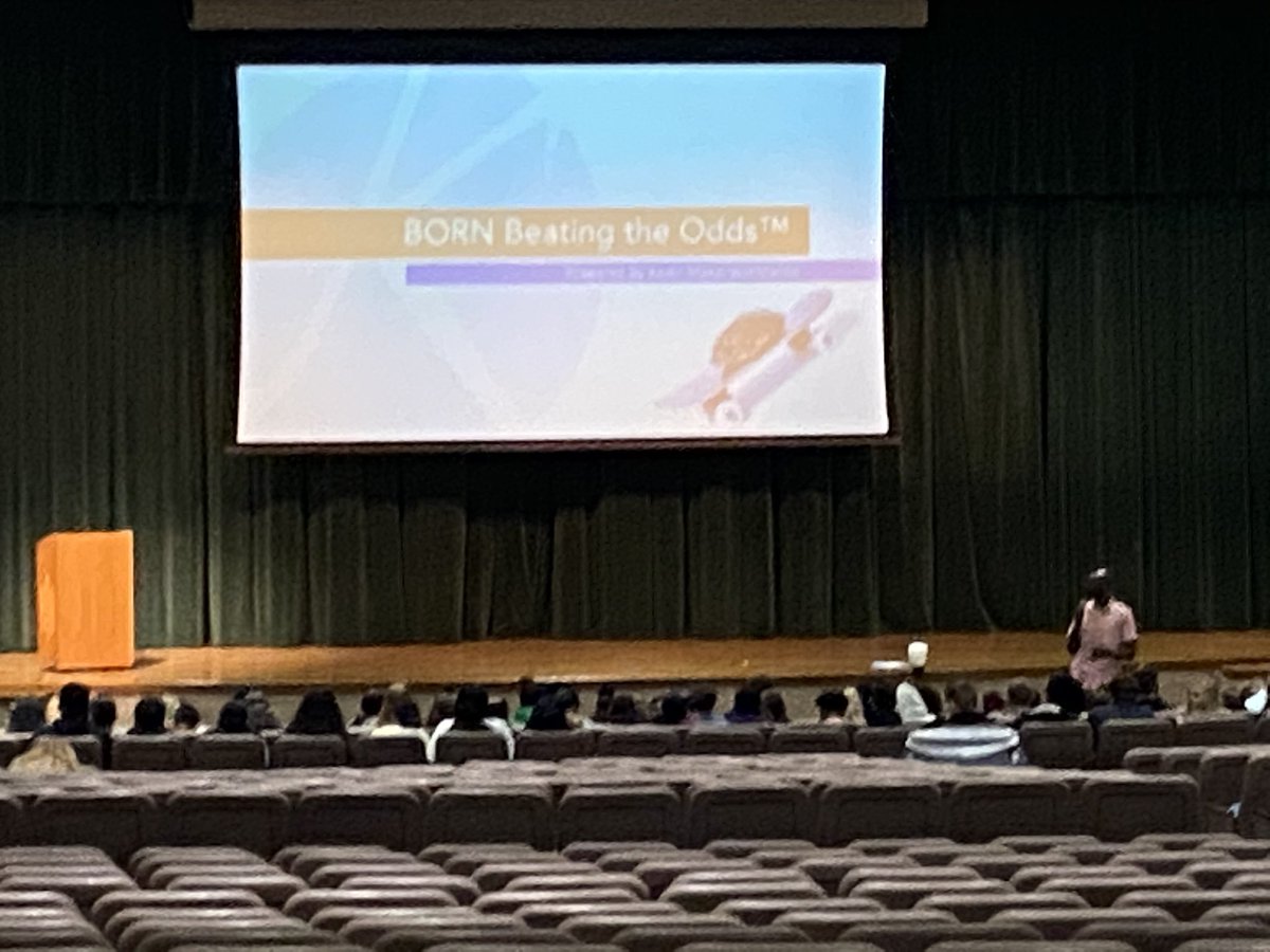 BrittniTech's tweet photo. Dr. Kozhi speaking to our students and even gave our students a copy of his book! @BrenhamHS @BrenhamISD #CubTalks https://t.co/S4KWBZxa7P