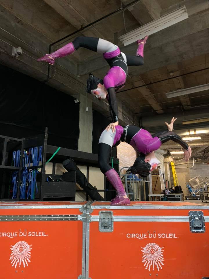 Cirque's tweet photo. The #AXELCirque #contortionsisters have us seeing double today! 🤩🤩 https://t.co/e6tkimVou3