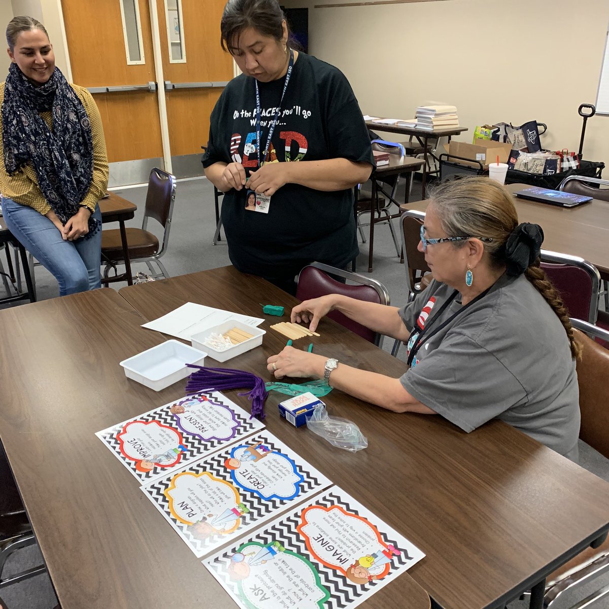 STEAM: building a strong house that the Big Bad Wolf “can’t blow down”at 2nd grade science PD. Great teamwork! 
#discoverNEISD 
#theneisdway
#neisd_science