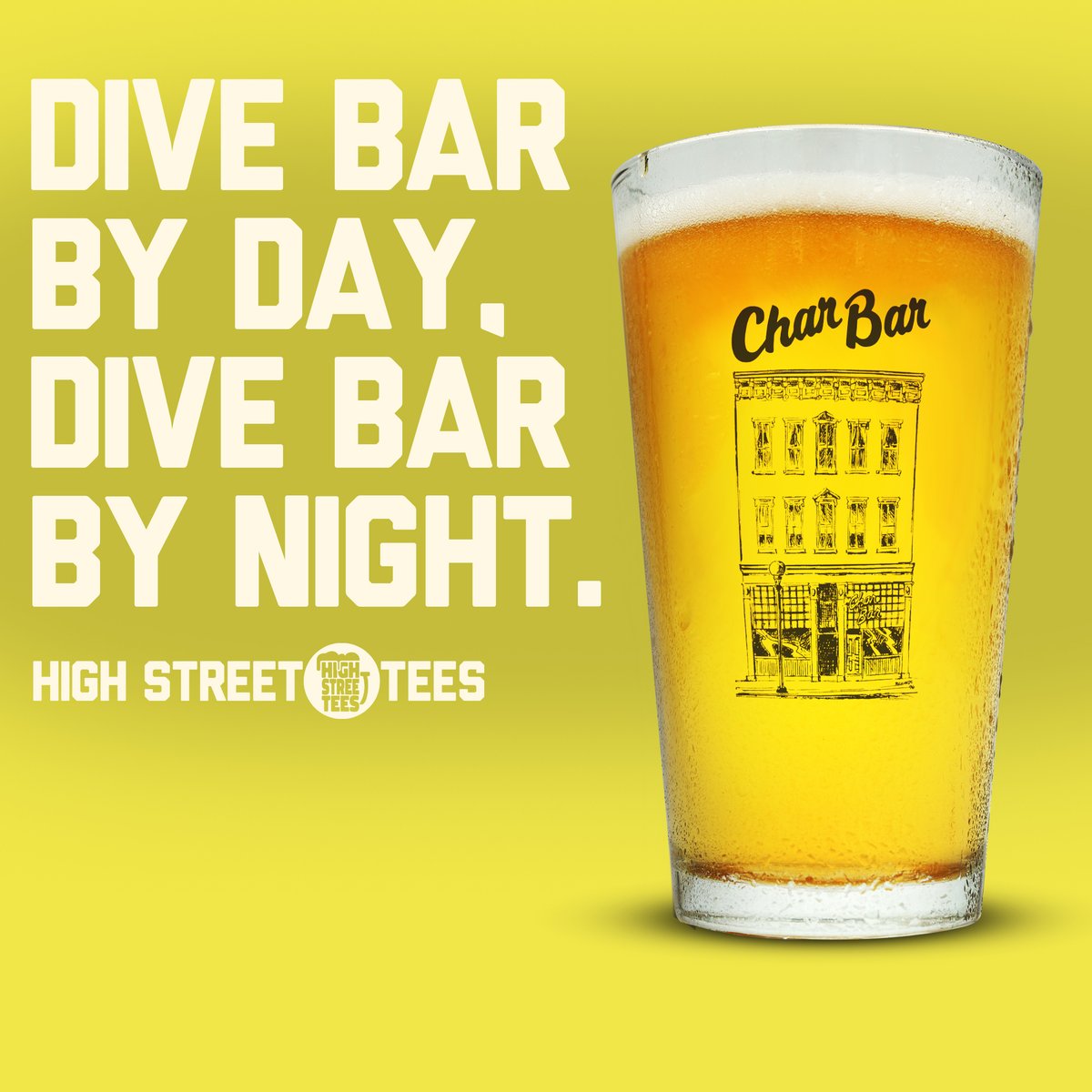 HighStreetTees's tweet photo. How would you describe Char Bar? Would you spend any of your nights there back on campus? #CharBar
#HighStreetTees #TastesLikeNostalgia
https://t.co/EeUX7bbcXo https://t.co/xOC4EpPXYv