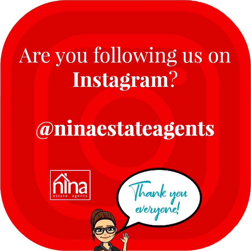 Evening everyone!

TODAY we reached 1k followers on Instagram! 🥳🎉🥳

Are you following us? Go to instagram.com/ninaestateagen… and make sure... Thank you for all of your support. 🙏