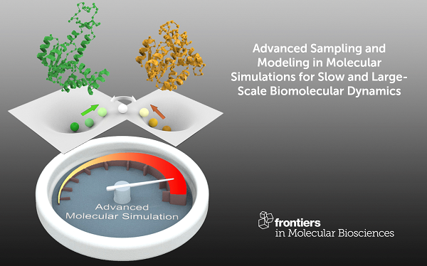 FrontMolBioSci's tweet photo. 📢 New Research Topic on slow and large-scale molecular dynamics!
Edited by Drs. @XiakunC, @yongwangKU, @pengfei10, @wenfei_nju and Davide Mercadante
Deadline October 2020
https://t.co/gODRZUGSWo
#MolecularDynamics #EnhancedSampling #ConformationalDynamics #FreeEnergyLandscape https://t.co/46VHBPl4az