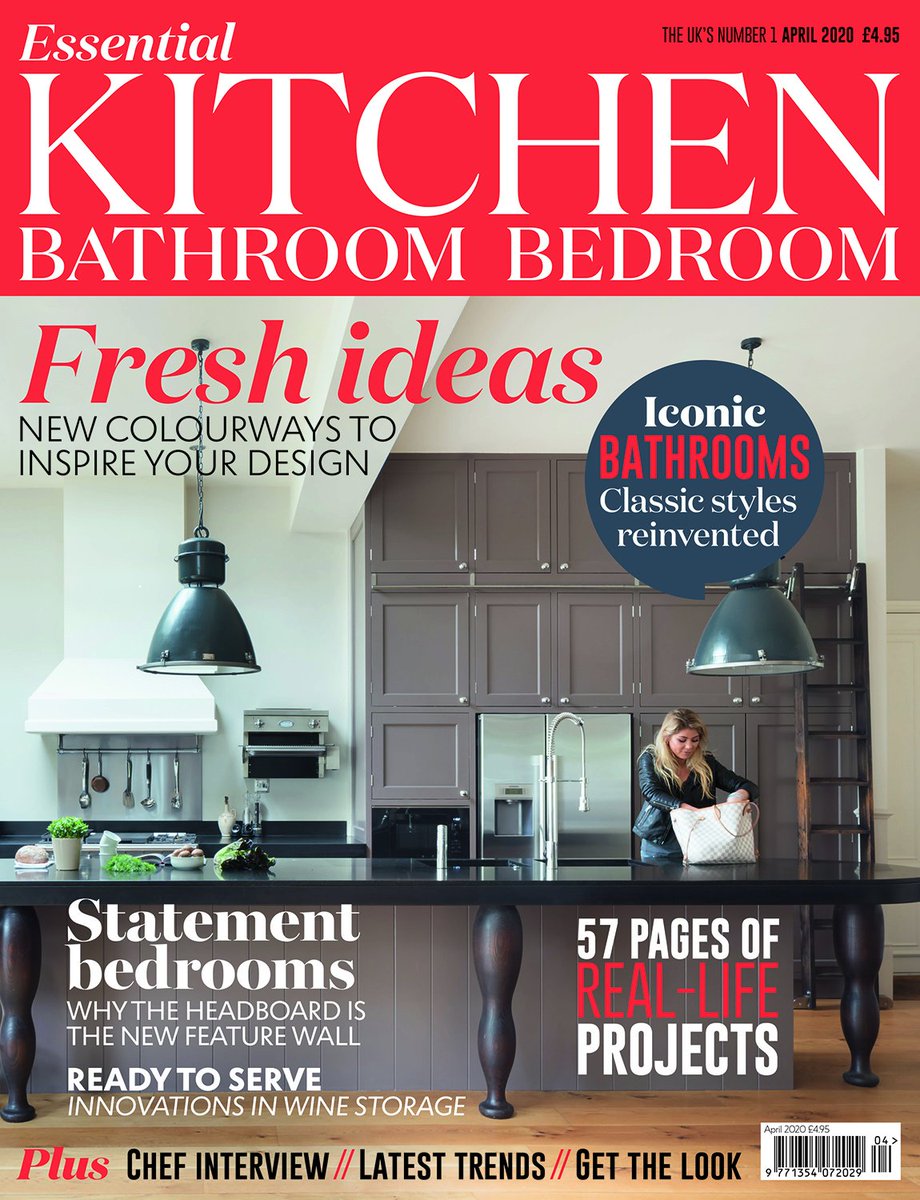 The April issue of Essential Kitchen Bathroom Bedroom is out now! This month, find out how to get a fresh perspective on colour and why headboards are the new feature wall. And you haven't already, why not become a subscriber today? Find out more: ekbbmagazine.co.uk/subscribe/