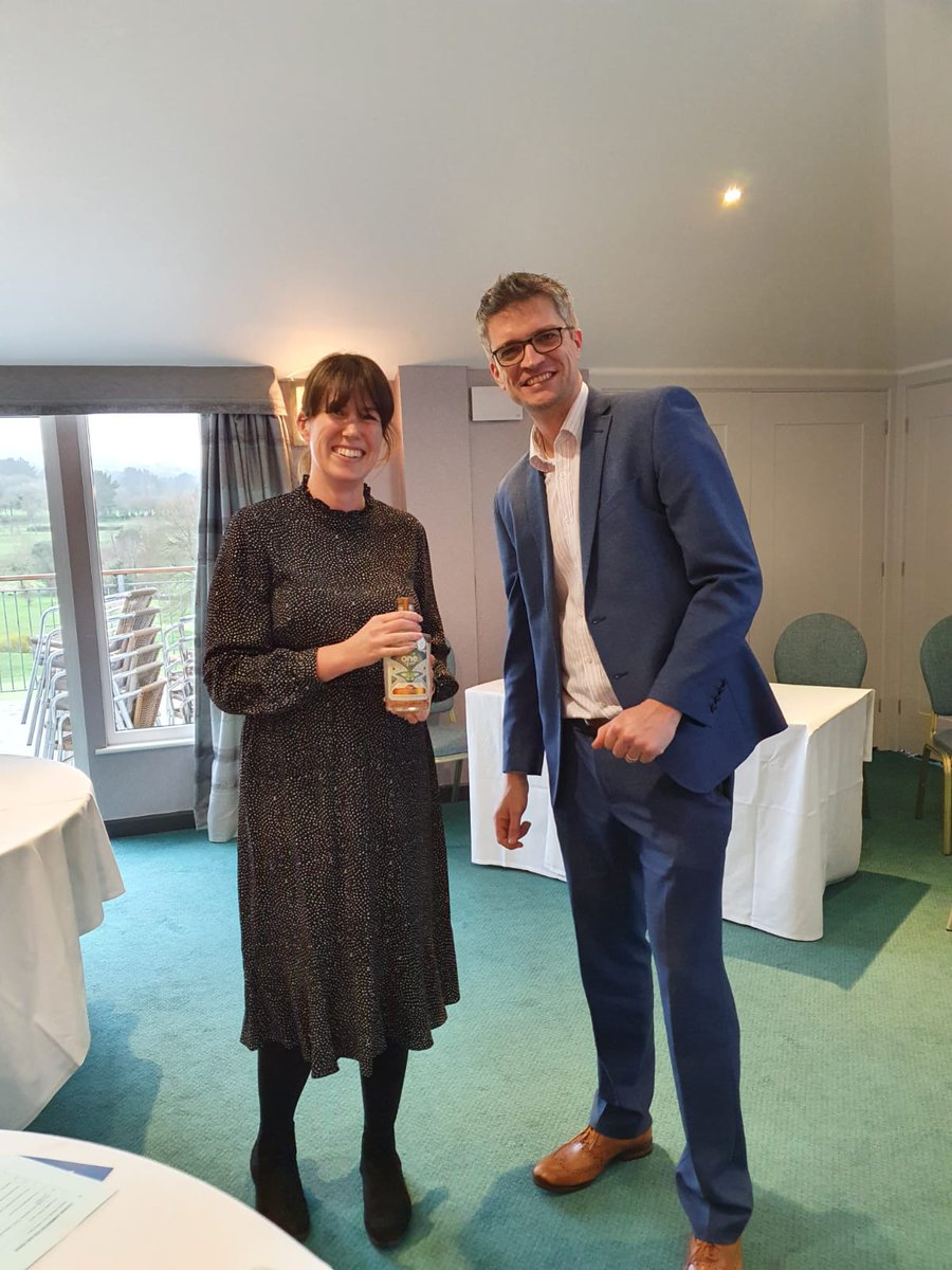 CornwallLawSoc's tweet photo. Well done Kathryn of Waller &amp; Hart Solicitors who won the bottle gin from one of our sponsors, @kin_probate, at today's private client seminar. https://t.co/NwQa3X27Jp