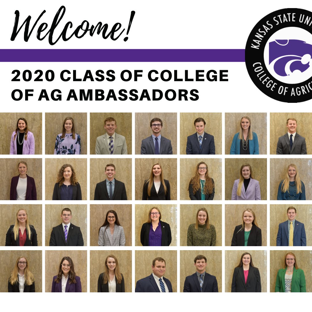 Say hello to the new faces of College Of Ag Ambassadors! 

Congratulations to this talented group!