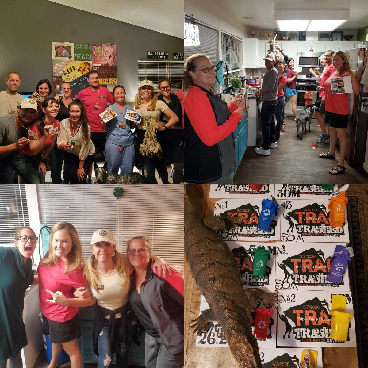 Medal and plaque making party with our ambassadors last night. Trail Trashed is a very sentimental race to us. #trailtrashedultra #tripledareruns  #ultramarathon #utmbqualifier #rrcastatechampionship