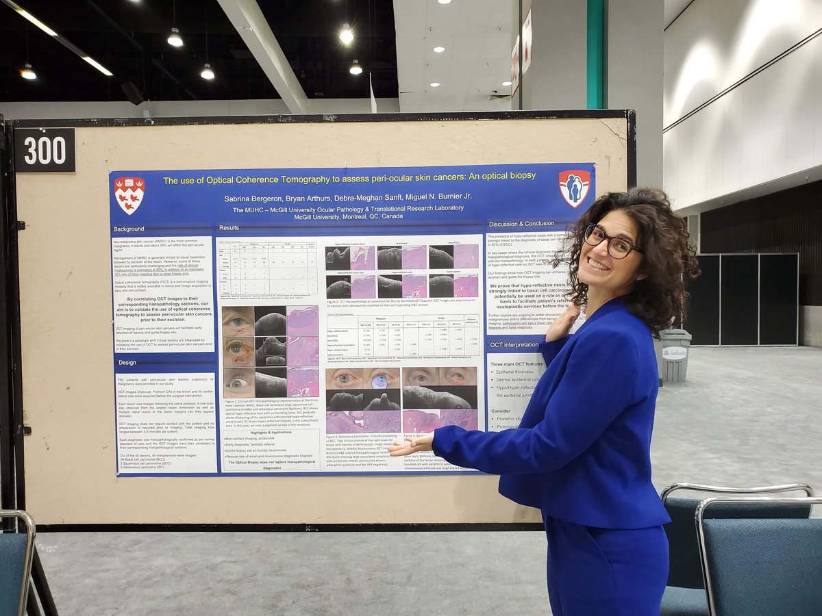 Had my moment at #USCAP2020 . Re-thinking traditional imaging to better detect peri-ocular skin cancers! 👀