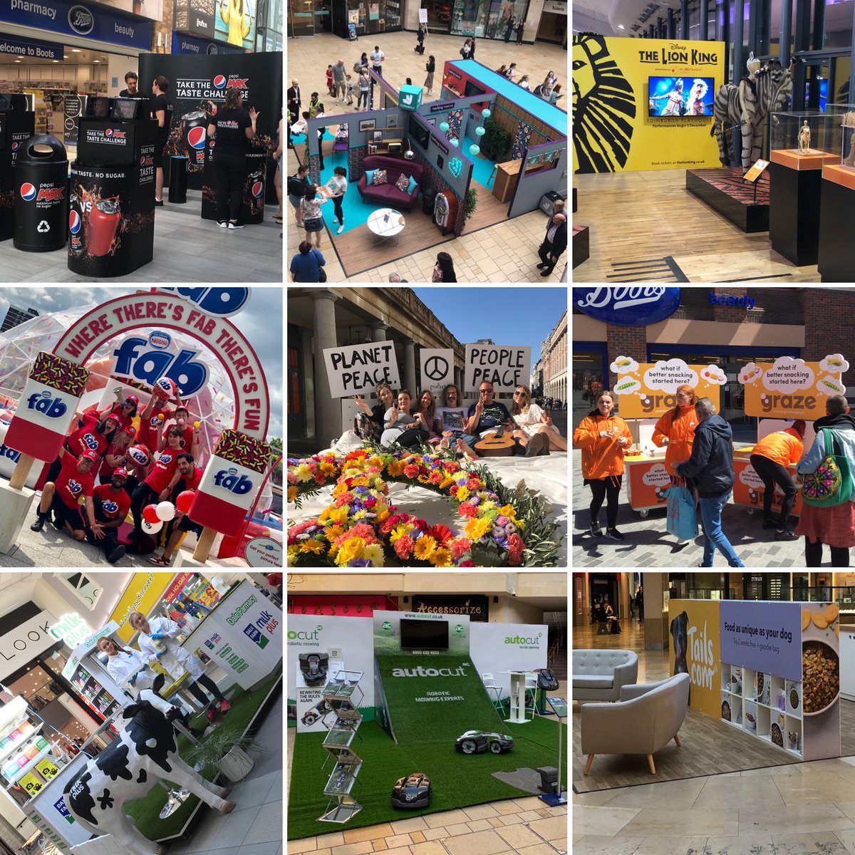 AssetSpace's tweet photo. Just some of the #brandexperience activations that our dedicated uniquely venue-neutral brand experience team have delivered recently! These are always crowd pleasers, bringing interest and vitality to schemes. Do get in touch if you'd like to know more! https://t.co/yt0T0s2yzd