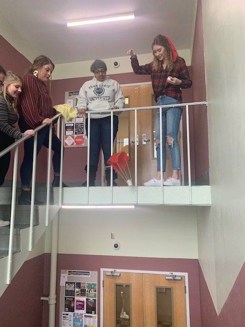 PSHTeacherEd's tweet photo. Ms. Jessica Sain from @NASASTEM in Houston introduced @PSHTeacherEd elementary ed candidates to NASA’s teacher resources and the Eggstronaut Design Challenge on February 20th. https://t.co/P5kezlZO4r