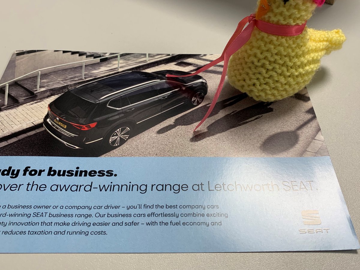 Letchworth_SEAT's tweet photo. Huge thanks to Joanne Landucci for the most inspiring afternoon at the hospice yesterday the work you all do at 
@GHHospice is simply amazing. Charlie chick has taken pride of place on my desk in the office &amp; I look forward to working together. #LetchworthSEAT #Charity #Community https://t.co/vKbz7pubpD