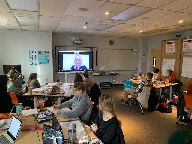 Ms. Jessica Sain from <a href="/NASASTEM/">Broken Link</a> in Houston introduced <a href="/PSHTeacherEd/">Penn State Harrisburg Teacher Education</a> elementary ed candidates to NASA’s teacher resources and the Eggstronaut Design Challenge on February 20th.