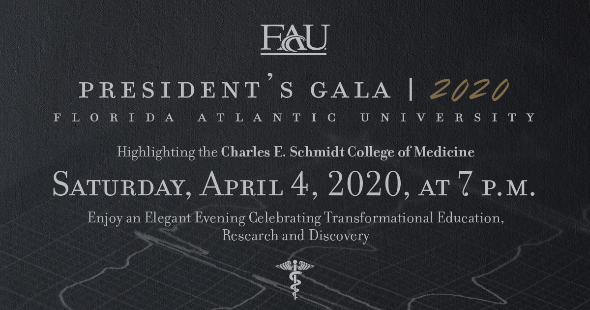 faufoundation's tweet photo. 🚨Save the date! 🚨

Saturday, April 4, 2020, at 7 P.M. join @FAUpresident and @FAUFirstLady for an elegant evening celebrating transformational education, research, and discovery! 

Get your tickets here! ➡ https://t.co/sPbwUInR0Y https://t.co/i0sYZyt3ae