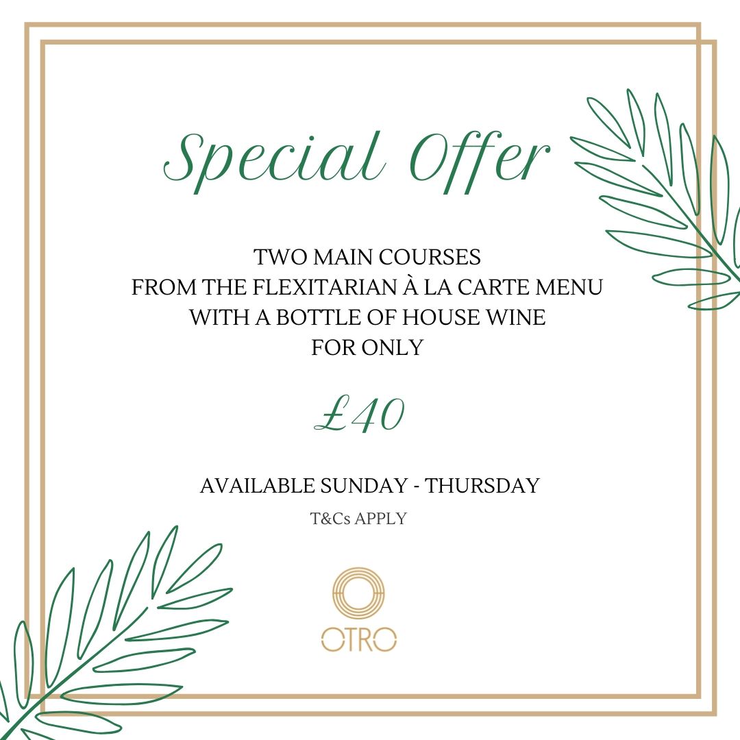 With winter lasting a little longer than we all would have hoped for, we decided to treat our customers to a special offer this month! 😊🍷 To book, call us on 0131 556 0004 or visit: otrorestaurant.co.uk/march2020

Offer available to +18s only.