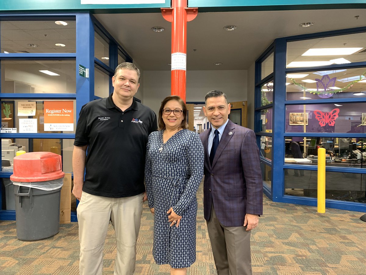 Great meeting today with our partners: Teresa from South Texas Manufacturing Association and of course a champion for #Texas, Commissioner Julian Alvarez of <a href="/TXWorkforce/">Texas Workforce Commission</a>.  Great plans to expand our opportunities for the #RGV.   #inclusion #diversity and #equity.  @AlvarezTWCLabor