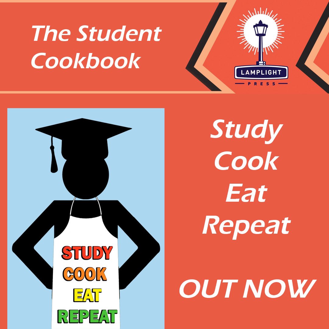 lamplightpress's tweet image. The Lamplight Press student cookbook is OUT NOW! Made by students for students. Order yours online at lamplightpress.co.uk/studycookeatre… 
#LoughboroughUniversity #studentcookbook