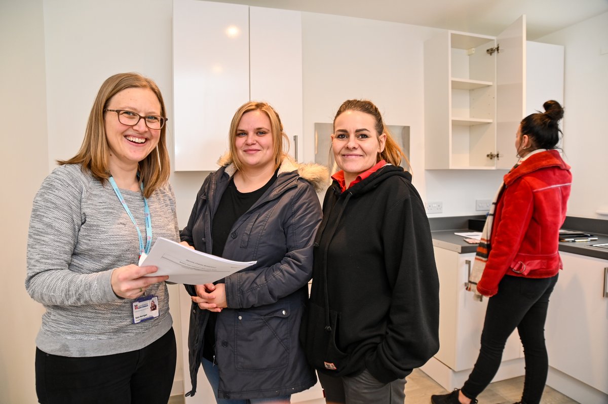 54northhomes's tweet photo. Always one of the very best bits of working in #housing, seeing happy customers delighted to be moving into their new homes #makingadifference #HousingForAll https://t.co/H9OJuOGtDu