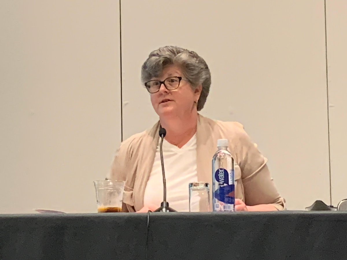 GovPredict's tweet photo. June Pennell from WillcoPAC, “You are the subject matter expert about PACs in your company. Nobody can talk about it better than you can.” #pacmiami https://t.co/m9WYQnOLRo