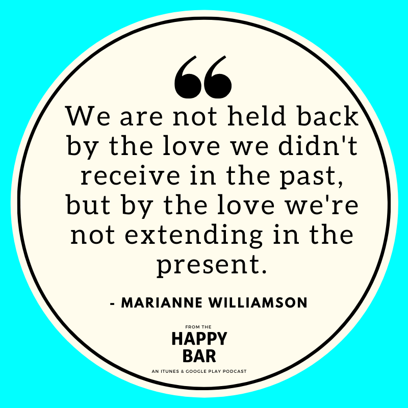 ImprovUpdates's tweet photo. "We are not held back by the love we didn't receive in the past, but by the love we're not extending in the present." - Marianne Williamson

From "The Happy Bar" Podcast with Israel Savage. 

SUBSCRIBE on iTunes and/or Google Play.

Private Facebook Group: https://t.co/j4ASG8bklG https://t.co/3AaE7VDuS0