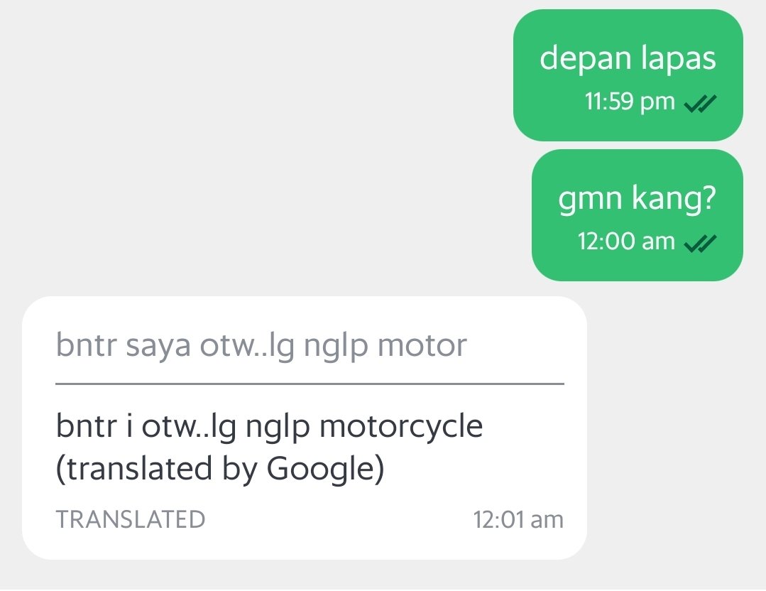 Dzawinur's tweet photo. Sebuah terjemahan ala jaksel "lagi ngelap motorcycle" https://t.co/39fW3yNloL