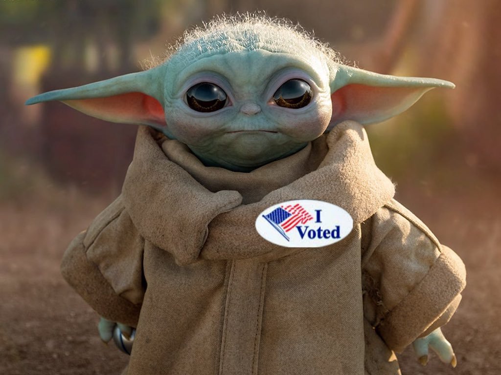 BabyYodaNow's tweet photo. Me after Super Tuesday #SuperTuesdayResults https://t.co/U3h5ivou3z