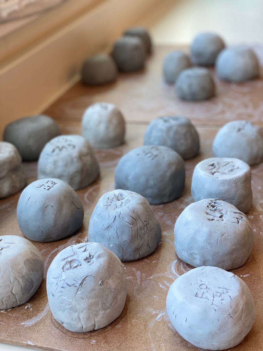 ArtwithSchmid56's tweet photo. It’s clay time for 4th grade!! I was a little nervous but ceramics is my jam, so it was amazing. 🥰 The kiddos loved it! 👏🏼 https://t.co/TKOYnG4unH