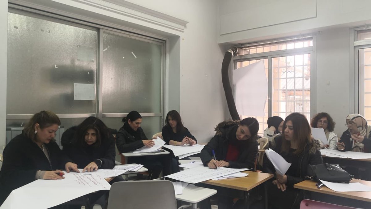 CRDP_Liban's tweet photo. #PITB #Dar_Zahle 
in collaboration with @UNICEFLebanon conducted a training for the teachers of Al Jarrahiyye intermediate school on #Child_Protection , part 2 .
#Education #CRDPliban https://t.co/LotjdBa622