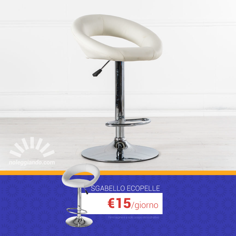 noleggiando's tweet photo. Il nostro sgabello in ecopelle bianco ha una linea moderna e elegante ed è estremamente comodo grazie alla seduta ergonomica!

Noleggialo qui:
https://t.co/PNT0RQXPCA https://t.co/YDykJVGQs8