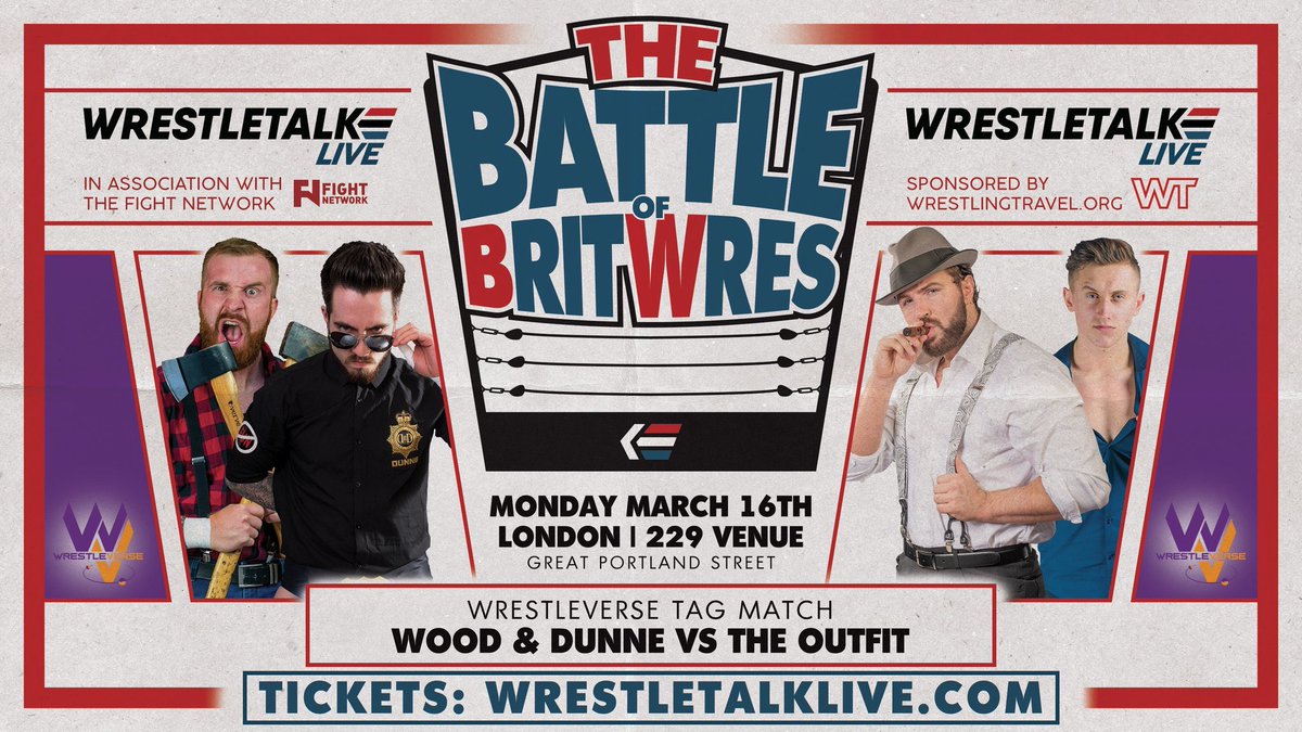 WrestleTalkMag's tweet photo. 🌀What happens if you take some of the UK's best, suck them into a 'character altering' portal and drop them into a whole new universe of possibility?🌀

WrestleVerse comes to London on March 16th for The Battle of BritWres!

🎫For tickets visit https://t.co/EwGlu6phsJ https://t.co/haATpNF1jI