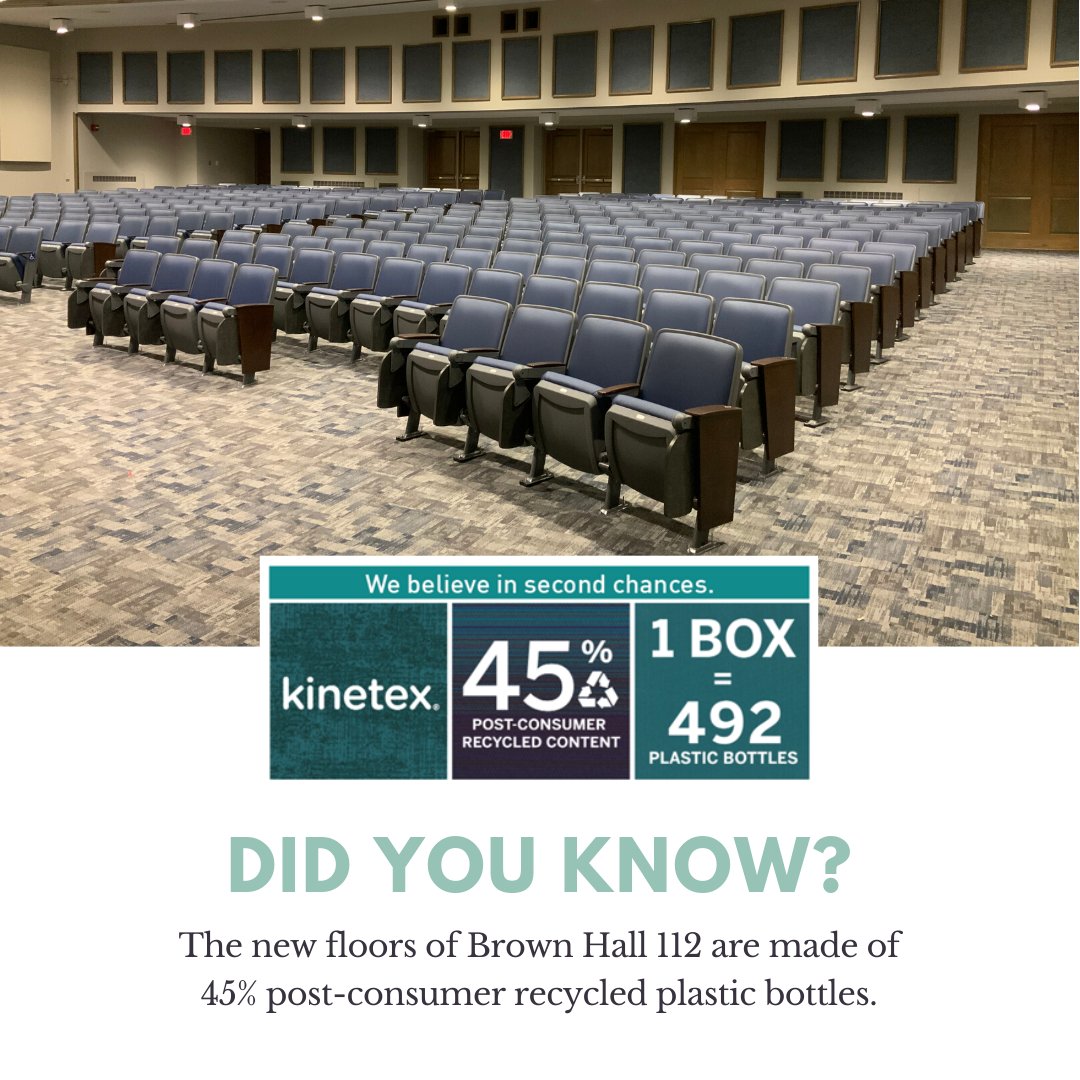 Way to go, Brown Hall!