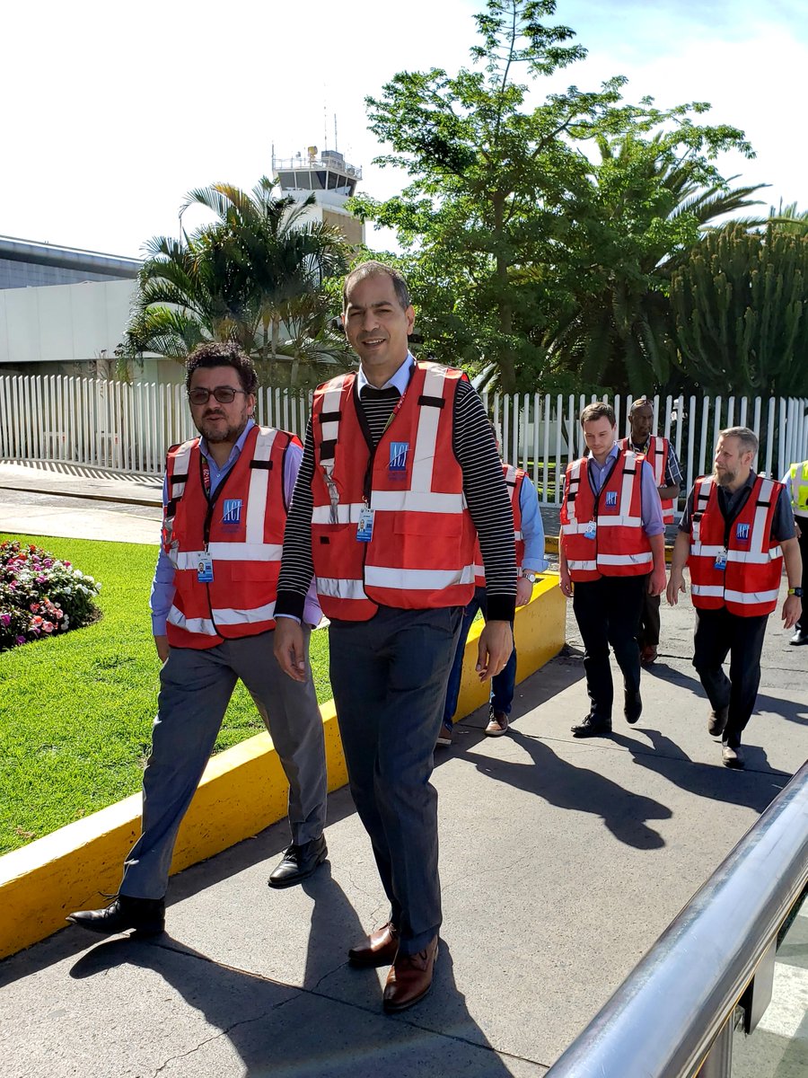 ACIWorld's tweet photo. The #ACIAPEX and @Aeropuerto_GDL teams are working together this week during the airport's security review. The APEX in Security Programme mission is to promote safer and more secure airport operations. Learn more about the programme: https://t.co/tuQ0qxicfj https://t.co/oK6FNI20M9
