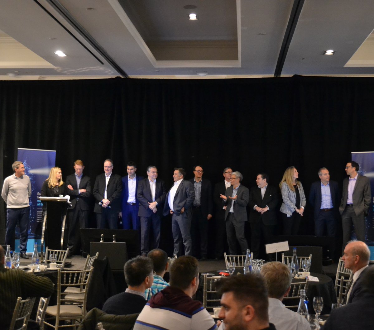 D_Gaiardo's tweet photo. Last week 1,000 @thalesgroup employees gathered in #Toronto and #Vancouver for our annual @ThalesTransport Canada 🇨🇦 Employee Town Hall. Thanks to everyone who attended and helped to make the event a huge success! 👏🙌 https://t.co/sxmqZhL3kn