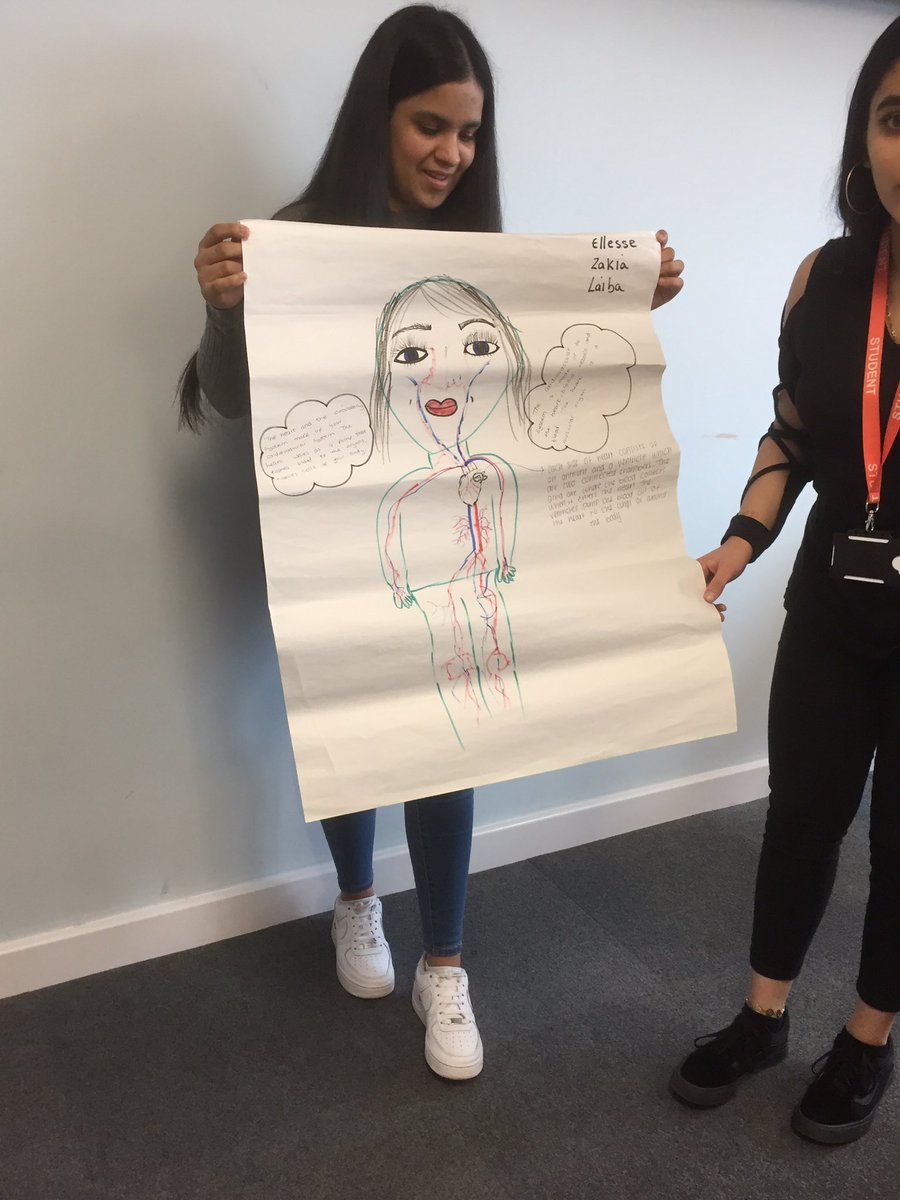 StaceBowers's tweet photo. So proud of my healthcare students this morning, carrying out their own research and presenting to the class. The functions of the circulatory system @CalderdaleCol #proudteacher #healthcare #commonhealthconditions https://t.co/zcuB7pteE0