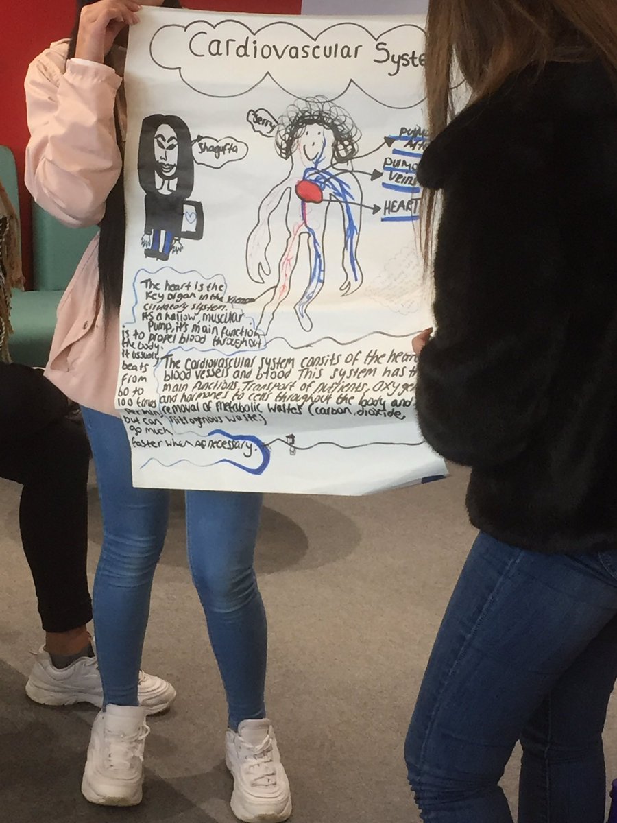StaceBowers's tweet photo. So proud of my healthcare students this morning, carrying out their own research and presenting to the class. The functions of the circulatory system @CalderdaleCol #proudteacher #healthcare #commonhealthconditions https://t.co/zcuB7pteE0