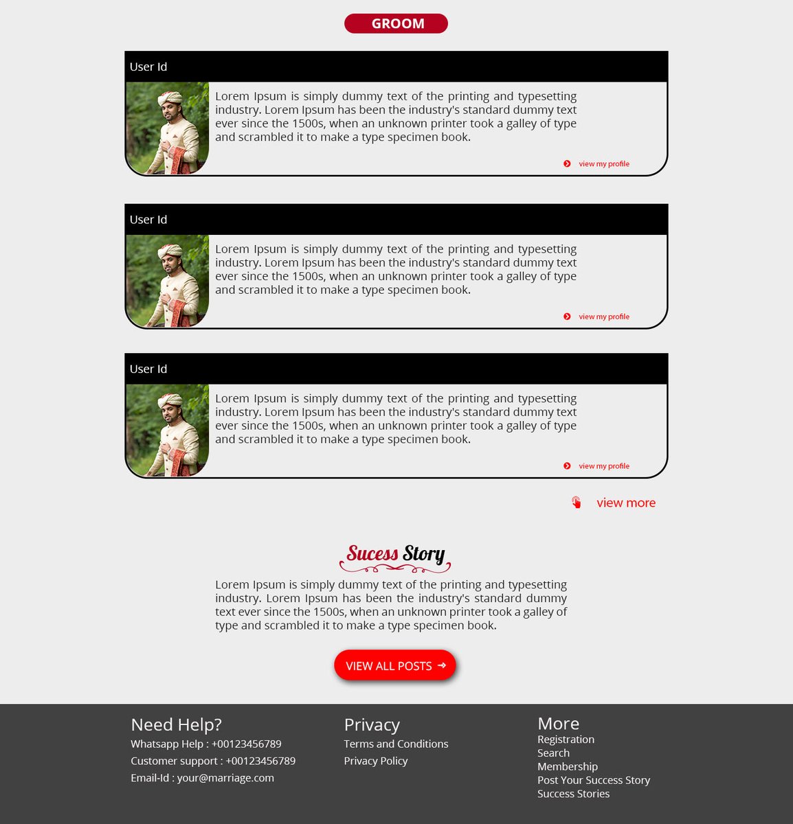 masum69413146's tweet photo. Hey Guys!
This is My #marriage #Template #Design. Hope You will like that.

If you like to get then #Follow the link in bio.

 #professionals #Website #webdesign #webdeveloper #webdesigner #uiinspiration #MarriageGoals #MarriageStory #MarriageSite https://t.co/r1zH5UdBTh