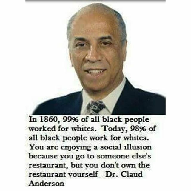 ch0z3n1's tweet photo. And that's the key. We gotta get our own &amp; stop being codependent. That codependency is technically no better than slavery itself. Slavery 2.0 is still slavery. 
Reposted from @wethepeoplerdio #drclaudanderson #ownorbeowned #wethepeople - #regrann https://t.co/tdvcIPuWyM https://t.co/fLmSo2jGPu