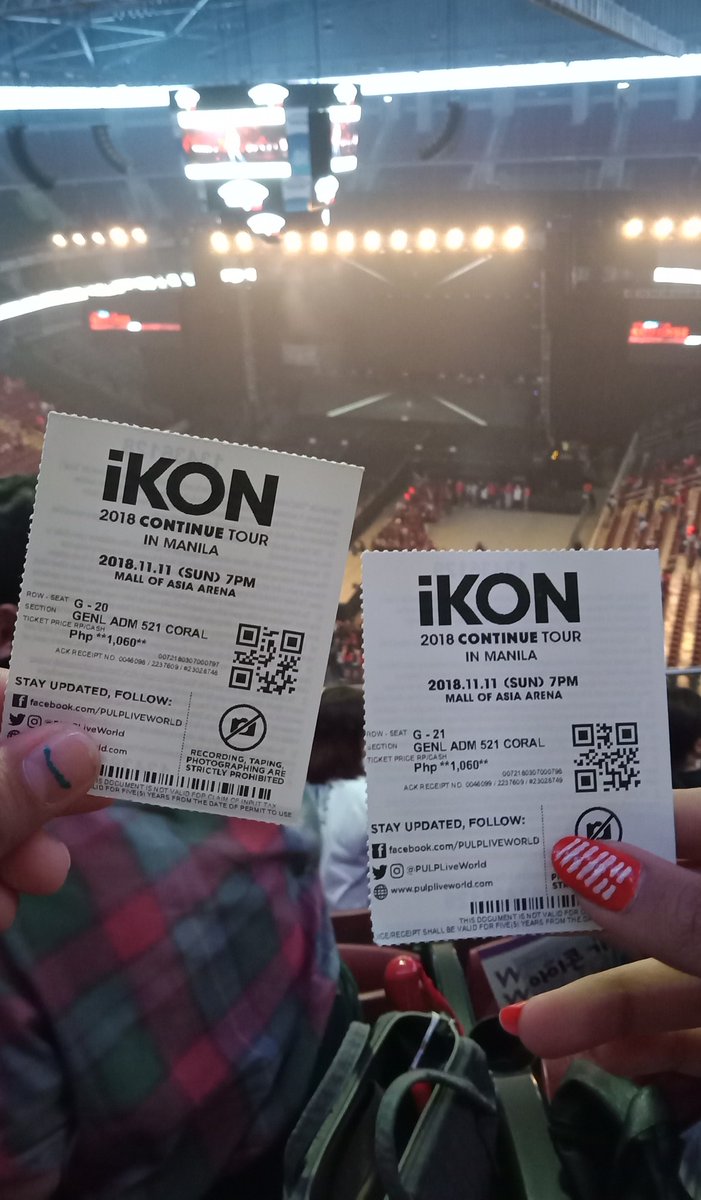 enthusiastcha_'s tweet photo. iKON Continue Tour in Manila
2018-11-11 https://t.co/JdULdB5NNb