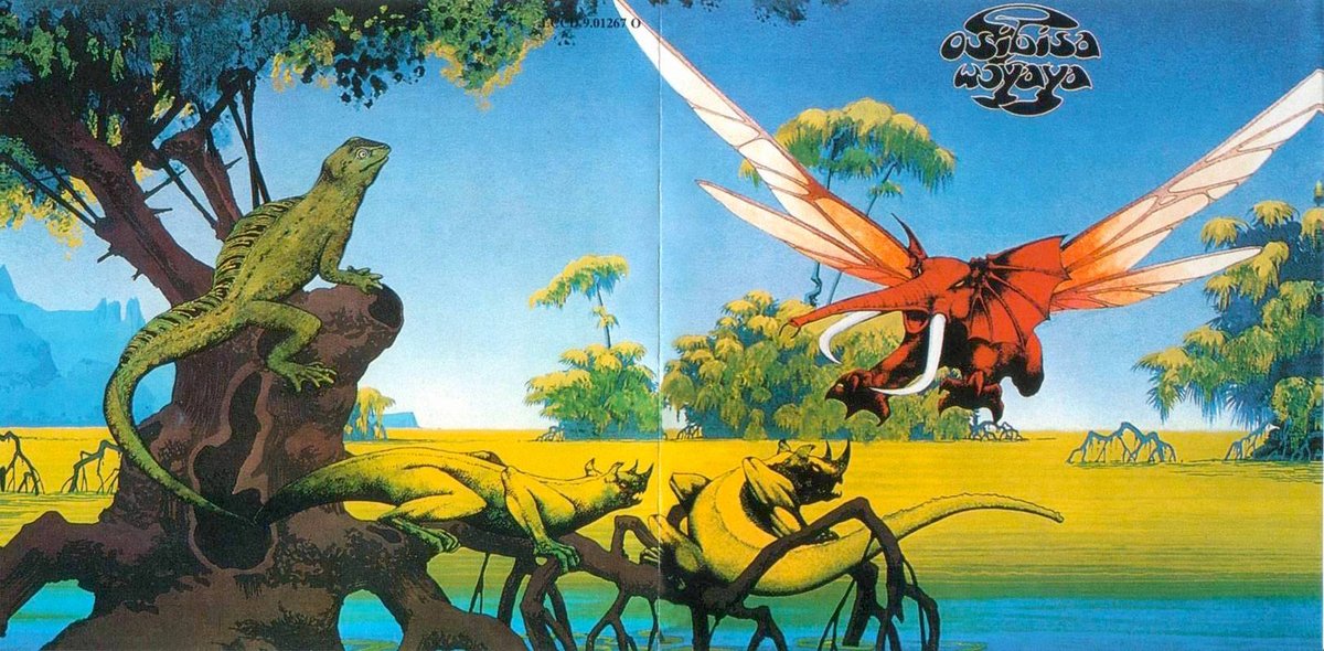 OSIBISA • WƆYAYA (MCA/Decca, 1971) Charts: US #66. Second album from this British-African-Caribbean #Afropop outfit with #jazzfunk & #progrock flavors. #RogerDean gatefold cover art. #ProducerWeek: Tony Visconti. “Move On” youtu.be/mShzvUZScfQ #RockSolidAlbumADay2020 064/366