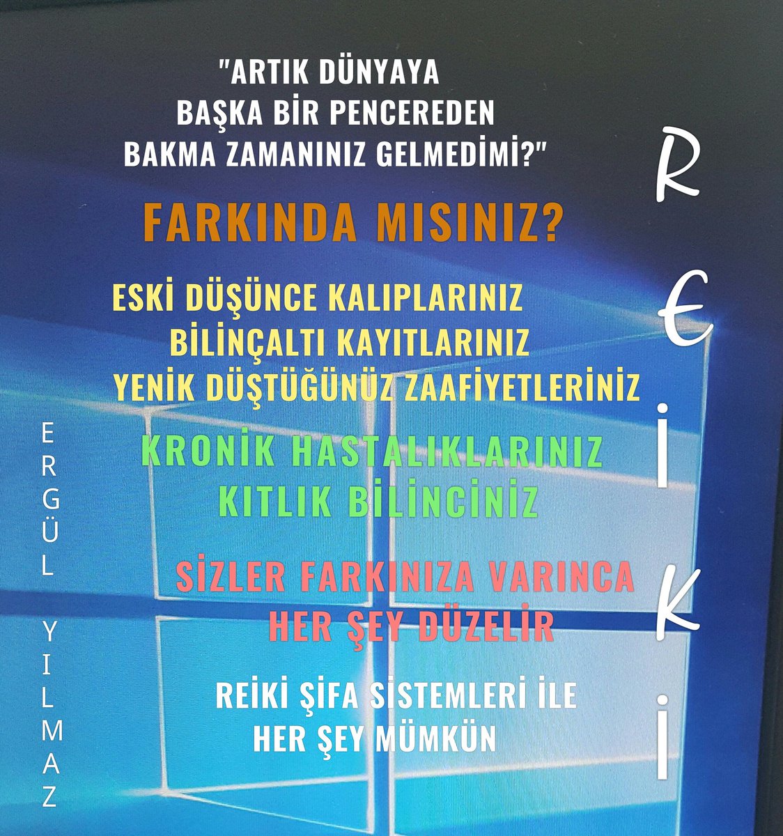 sanatnherhali's tweet photo. #reiki #inisiye #accessbars #thetahealing #reikienerji #şifacı #kisiselgelisim #yasamkocu #sprituel #yoga #meditasyon #bilinçaltı #farkındalık #triogen #kundalinireiki #kişiselgelişim #bioenerjiegitimi #olumlama #nefes #bilincalti #usuireiki #chakras #çakra #farkındalık https://t.co/Awg4jIxEnp