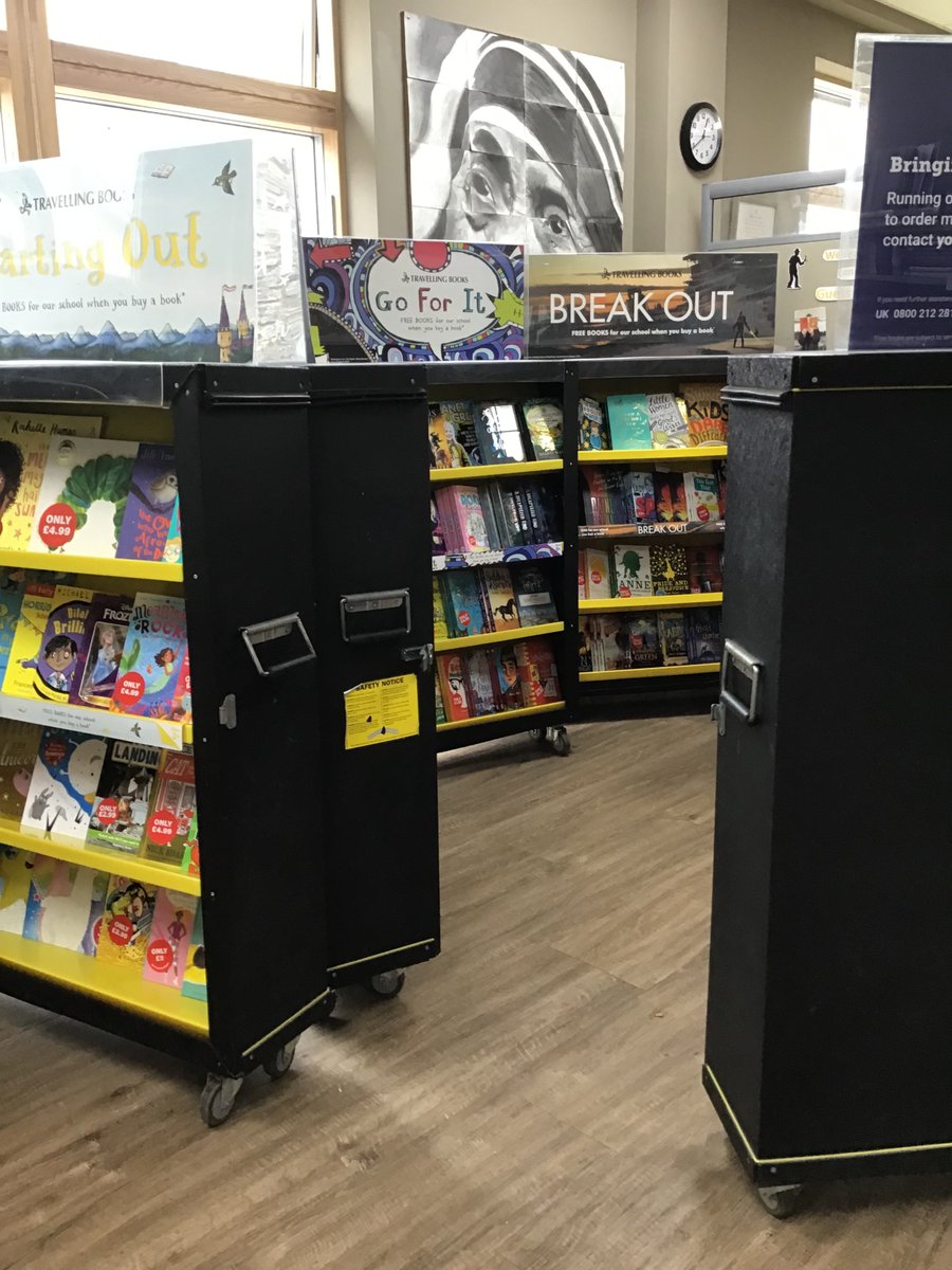 AHPrepLibrary's tweet photo. An exciting day in the library today - the book fair has arrived! It was great to see so many excited faces as we opened the cases full of wonderful books https://t.co/lgWkYrwLnK