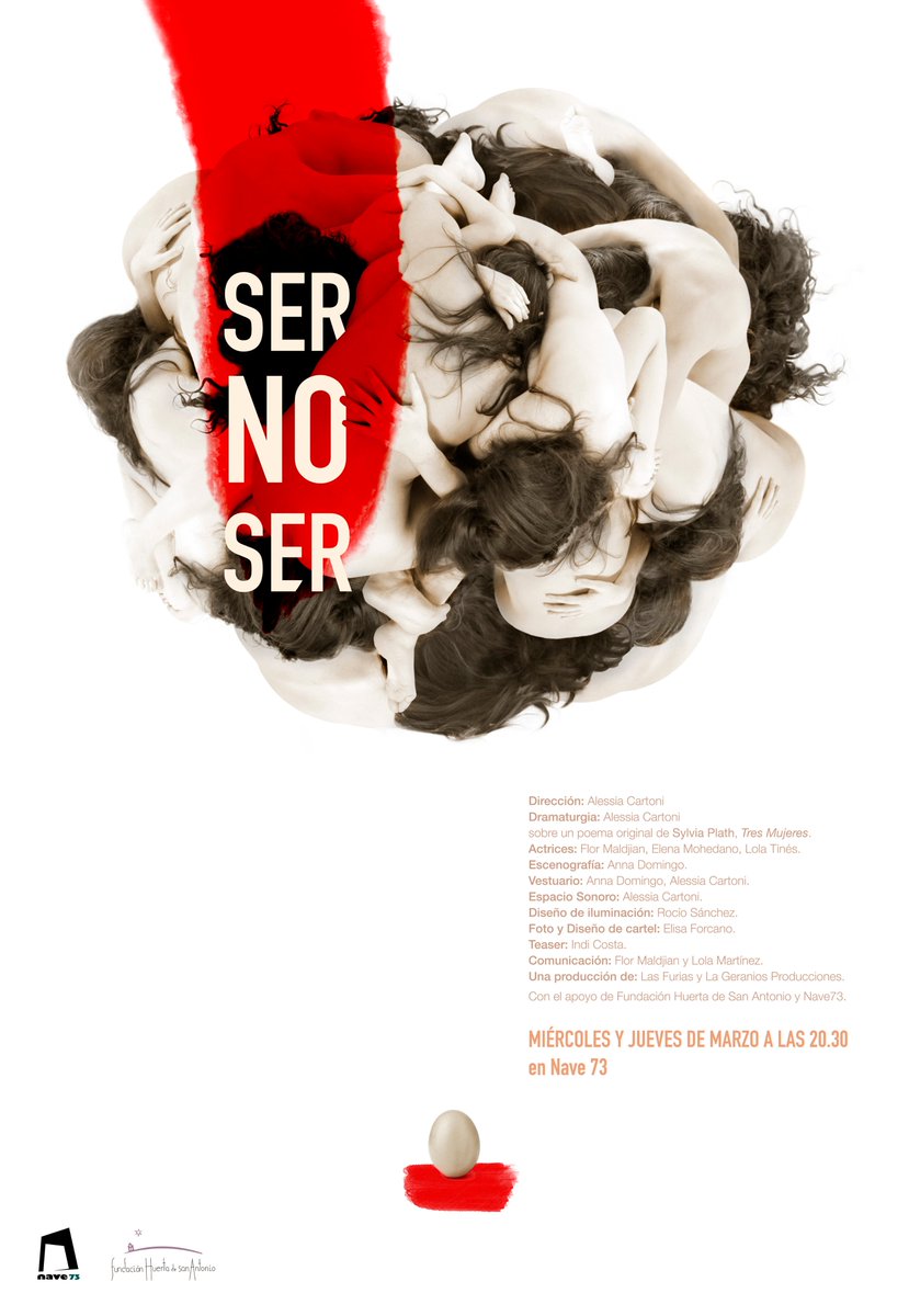 nave_73's tweet photo. 🎭ESTRENO💜 #AlessiaCartoni encabeza un maravilloso equipo formado únicamente por mujeres para hablar sobre la maternidad a partir del poema de #SylviaPlath #TresMujeres en #SERNOSER
🗓️Miércoles y jueves de marzo
🕣20:30h
🎟️https://t.co/aCxzOckdOU
#mujer #8M #8M2020 https://t.co/nMGmDKesjG