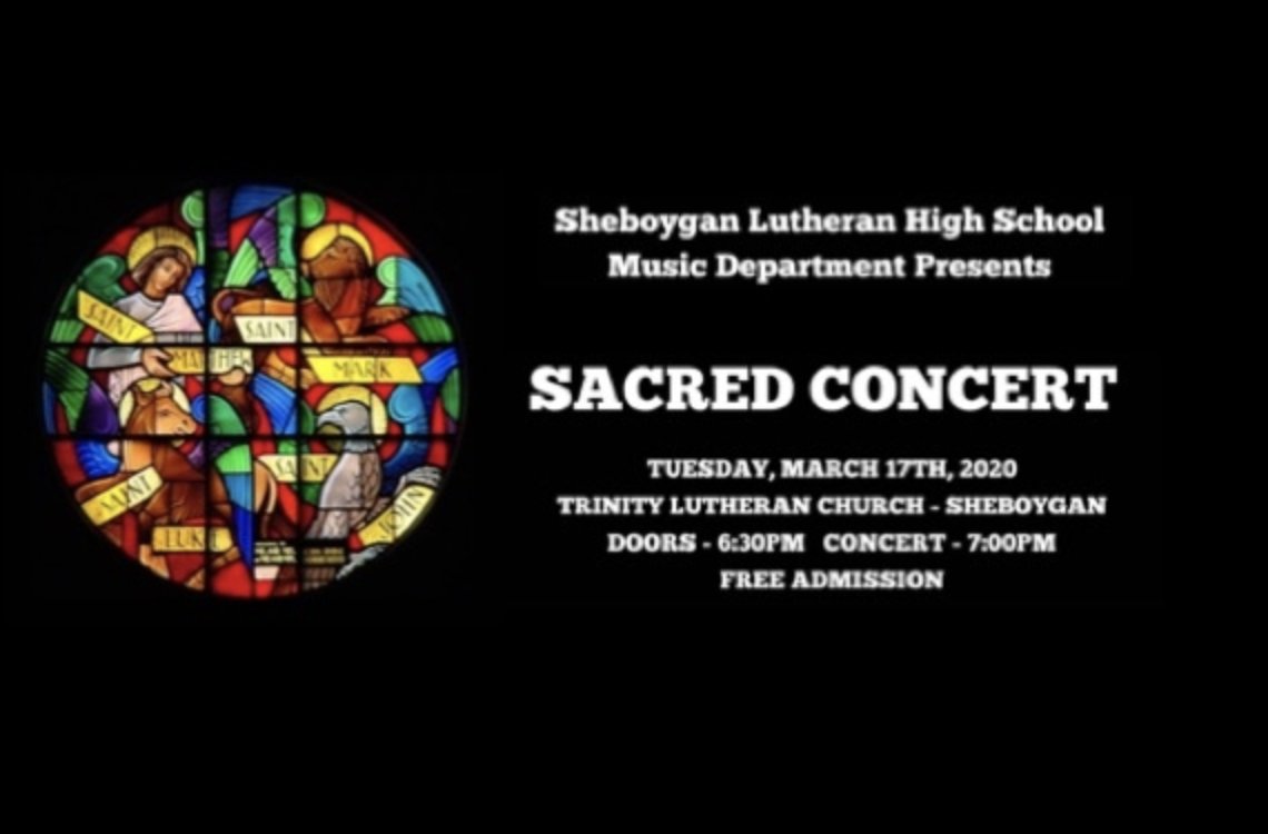 SheboyganLHS's tweet photo. Tuesday March 17th Sacred Concert at Trinity 7:00 PM #leadon https://t.co/WQMMPk2iYl