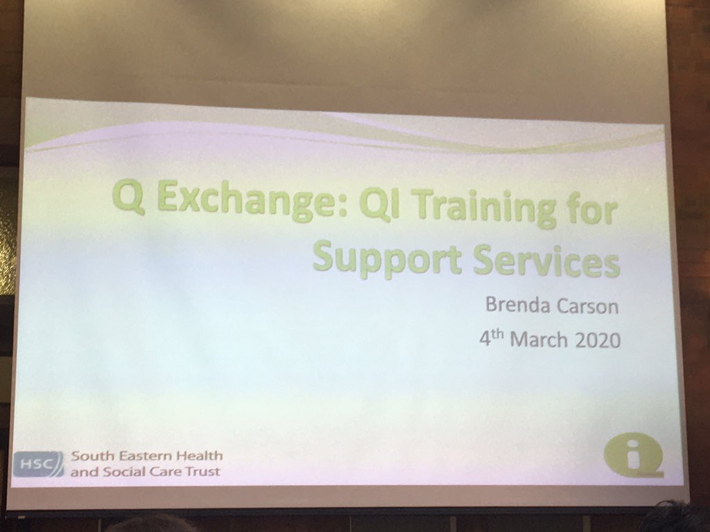 camperofdreams's tweet photo. .@BrendaCarsonSET Shares the plan for #qexchange QI Training for Support Service. QI is for everyone!  Courses should be co-designed by staff not delivered to them. @theQCommunity @SETInnovation @nicolagullen @LisaCozzoCCOT @hscqi @HughMcCaughey https://t.co/fuTRQkYEqI