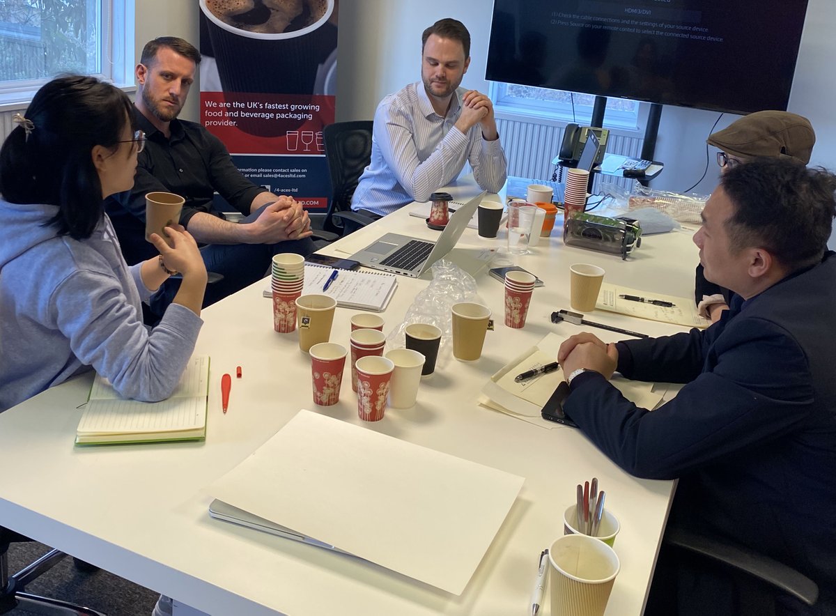 We're currently in a meeting with our number 1 suppliers; forming a strategy for the next 12 months.

There's BIG things to come from 4 Aces Ltd... 

Watch this space!

#suppliers #strategy #innovation #supplychain #manufacturing #sustainability #logistics